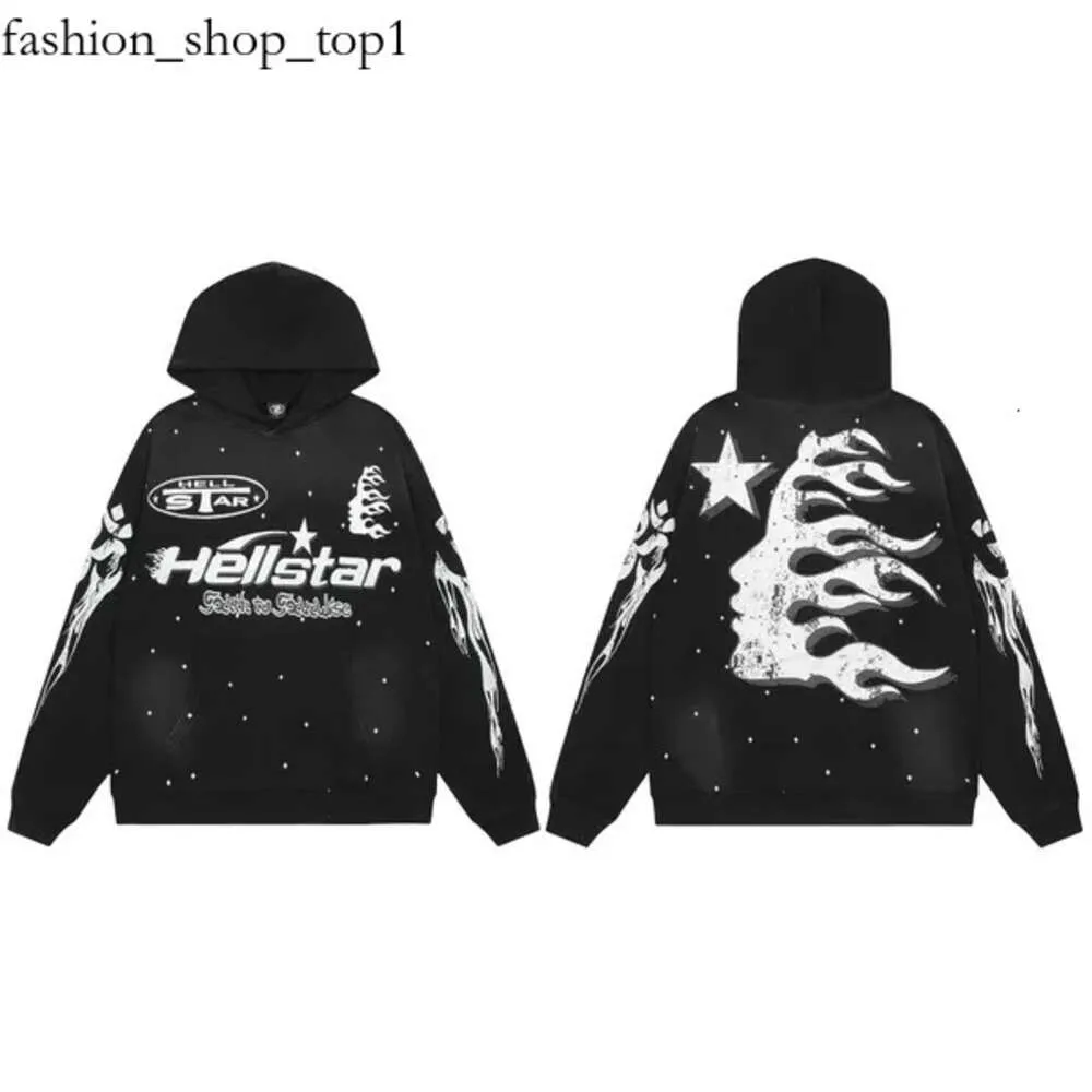 Hellstar Trailtsuit Erkek ve Kadınlar Hellstar Tasarımcı Hoodie Uzun Kollu Pantolon Pullover Hip Hop Baskı Yüksek Sokak Gri Mavi Beyaz Hell Star 979