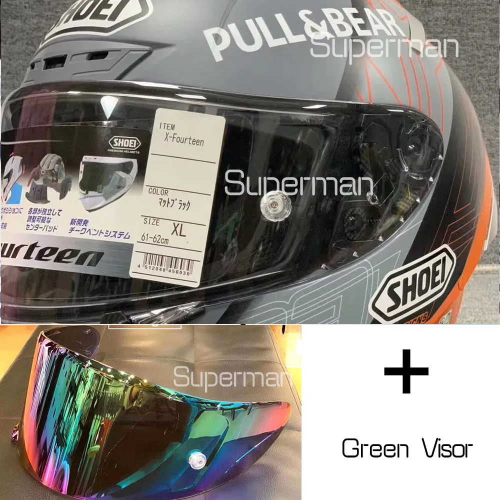 shoei x14 black concept 2.0 Six air intake and four exhaust vents are designed to keep your head cool Shoei X-14 Helmet Marquez Black