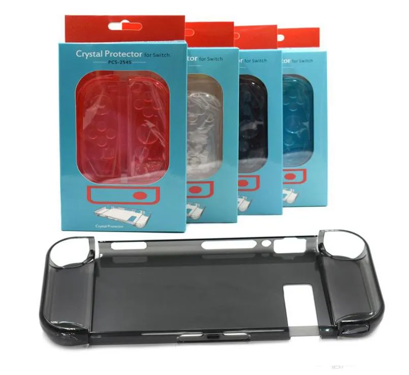 Nintend Switch Slim Back Hard Crystal Split Capa Protetora Shell Skin Fit para Nintend Original Dock Station4118423