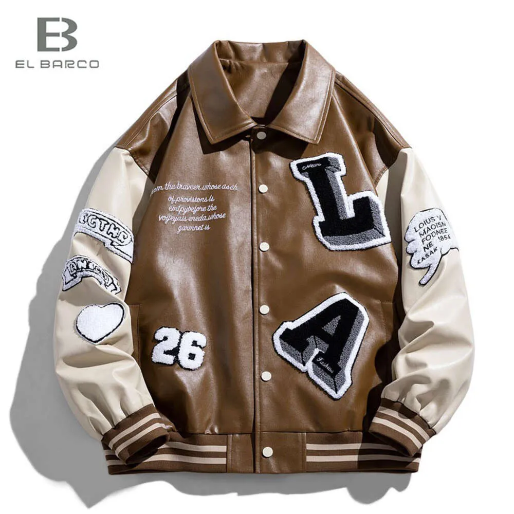 ジャケット・アウター keboz DAC STUDS LEATHER VARSITY JACKET DAC STUDS LEATHER VARSITY JACKET（スタジャン）｜KEBOZ