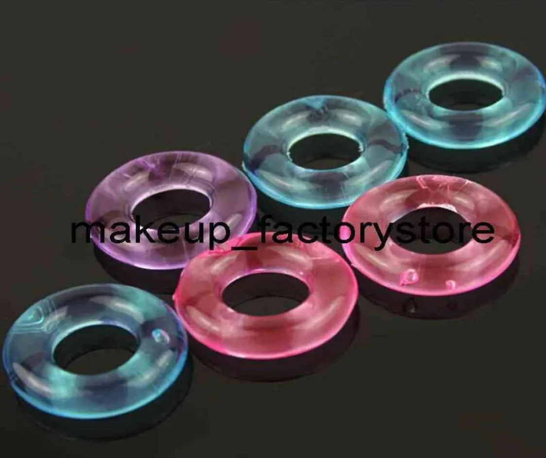 Massage 135pcs Colorfull Silicone Time Delay Penis Cock Rings Adult Products Male Sex Toys Crystal Ring for men Random Color4394362