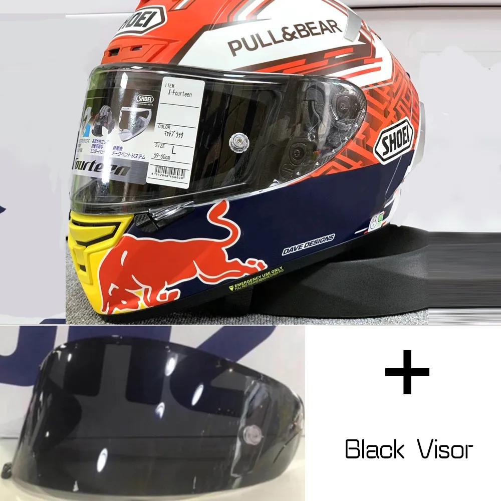 Full Face shoei X14 X-Fourteen MM93 marc Marquez blue ant redbu ll