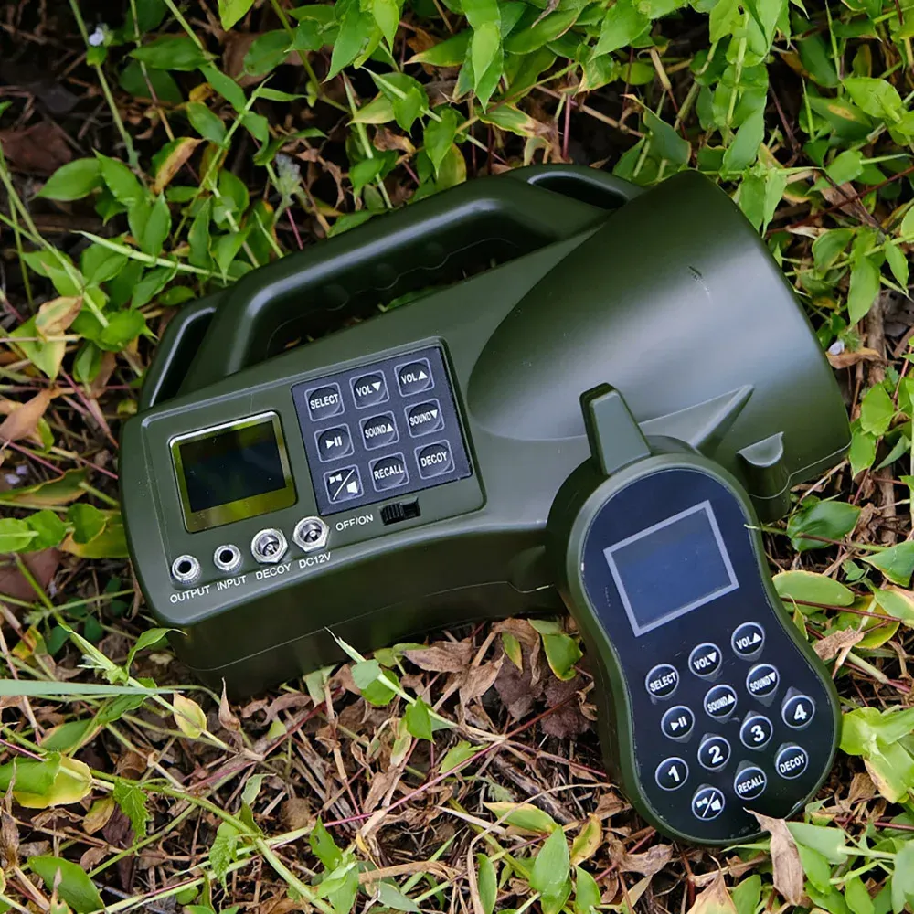 Ringen Nieuwe Outdoor Elektronische Farm Bird Sound Decoy Speaker Multisound Birdsong MP3-speler 2-weg afstandsbediening Dierenoproepsysteem