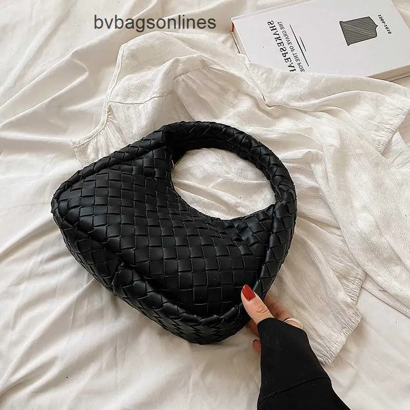 Teller Kwaliteit Bottegs Venets Jodie Bags Designer Design Small Bag vrouw 2024 Nieuwe stijl gepersonaliseerde draagbare geweven zomer met origineel 1: 1 logo