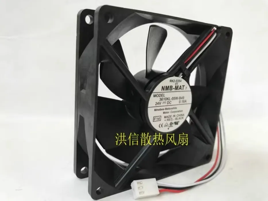 original NMB 3610KL-05W-B49 DC24V 0.16A 92 * 25MM 9CM inverter cooling fan