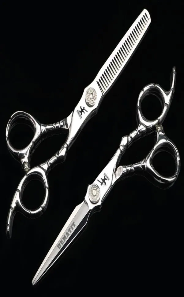 De nieuwste stijl 6 inch kappersschaar kapsalon kapper senior 440C staal krokodil handvat handvat patroon staal8123270