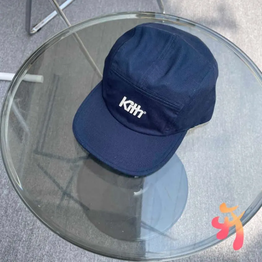 High Street KITH Casquettes Casquette de baseball brodée de haute qualité pour hommes et femmes, réglable, hip-hop, marée, chapeau de couple sauvage décontracté 294L