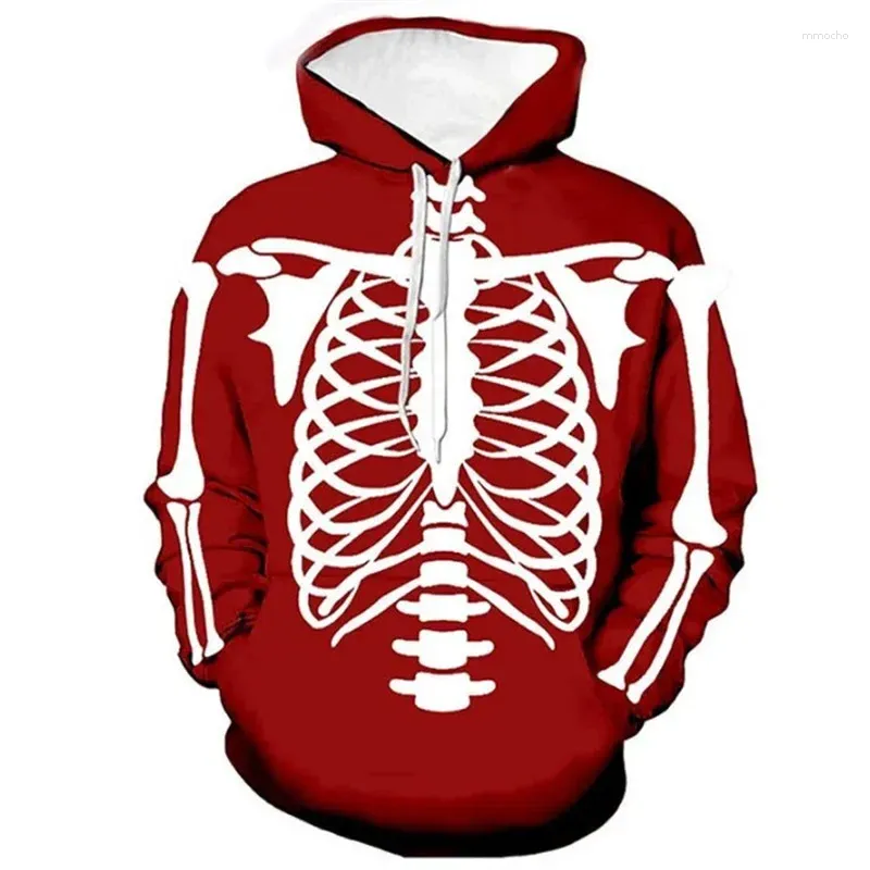 Herren Hoodies Erwachsene Halloween Grab Periphere Plüsch Lässige Mode Vielseitiger Pullover Digitaldruck 3D Kapuze