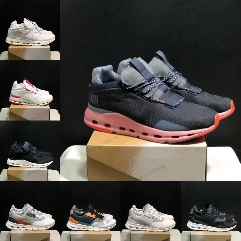 2024 Designer Shoes cloud shoes Nova White Pearl man womans nova Form Federer Tennis Running Shoes man Shock sneakers men women Woman runner Iron Leaf pearl Federer 2.0