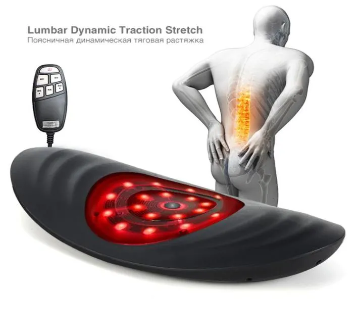 Dispositivo de tração lombar elétrica cintura volta massageador vibração massagem lombar apoio coluna cintura cintura fadiga t1911168761982