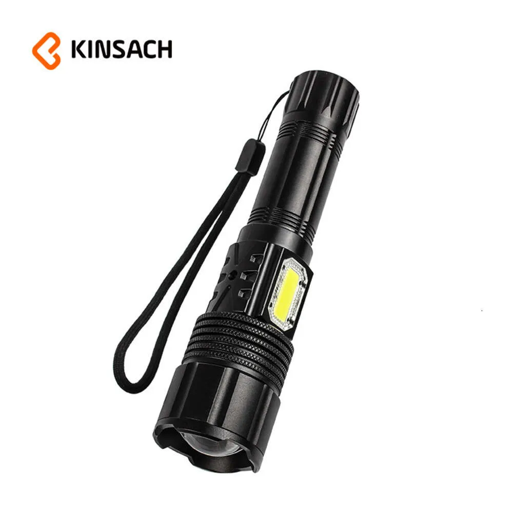 Mini lampe de poche de plongée à LED d'extérieur à lumière forte, lampe de poche multifonctionnelle domestique de charge 343726