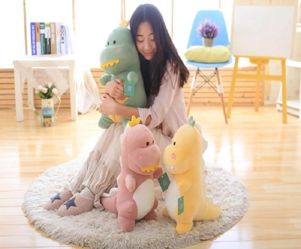 Mignon petit dinosaure en peluche fille poupée oreiller de couchage poupée enfants 039s jour cadeau d'anniversaire pour les filles 2180377