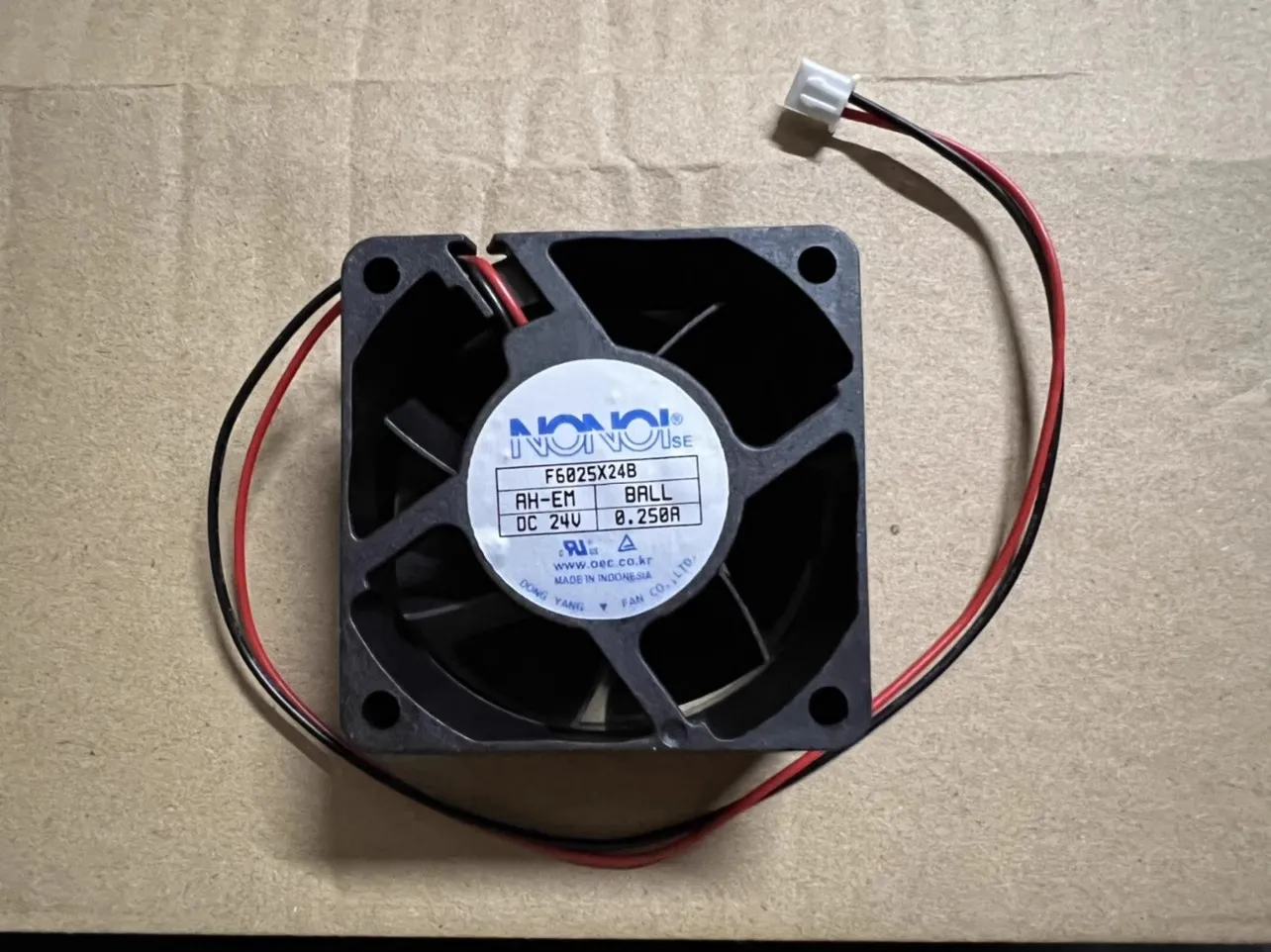 F6025X24BFree shipping original MECHATRONICS F6025X24B DC24V 0.250A 6cm inverter fan