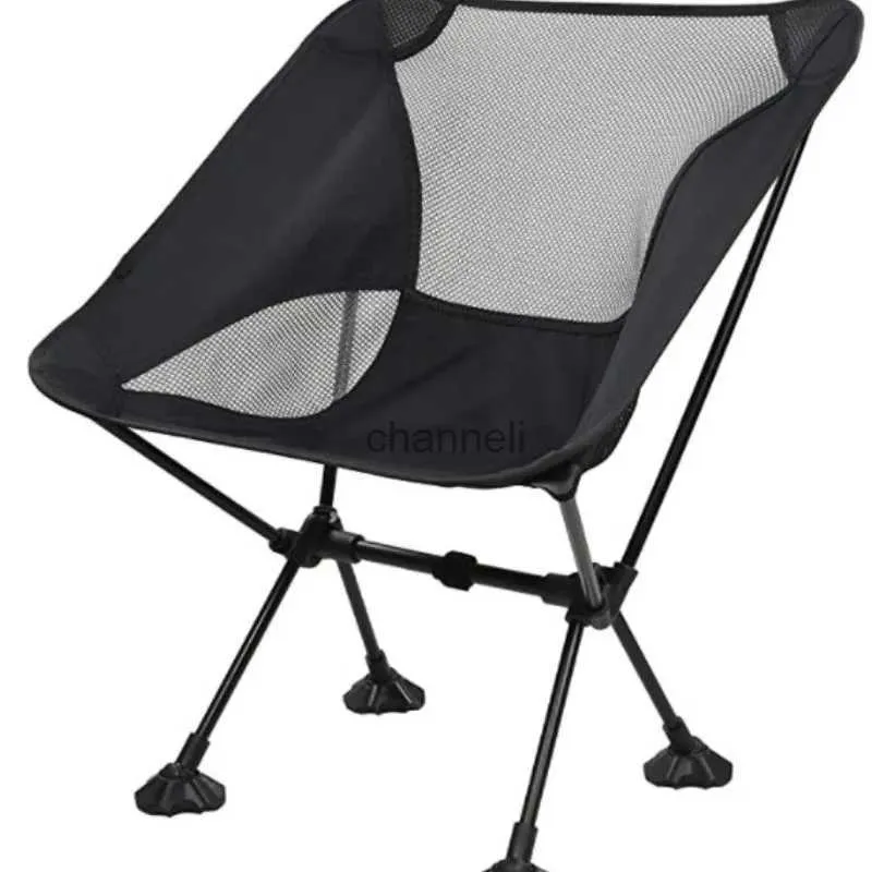 Camp Furniture Outdoor Folding Chair Portable Leisure Outdoor Beach Camping Sketching Fishing Ryggstödstol Ponny Stool Moon Chair YQ240315