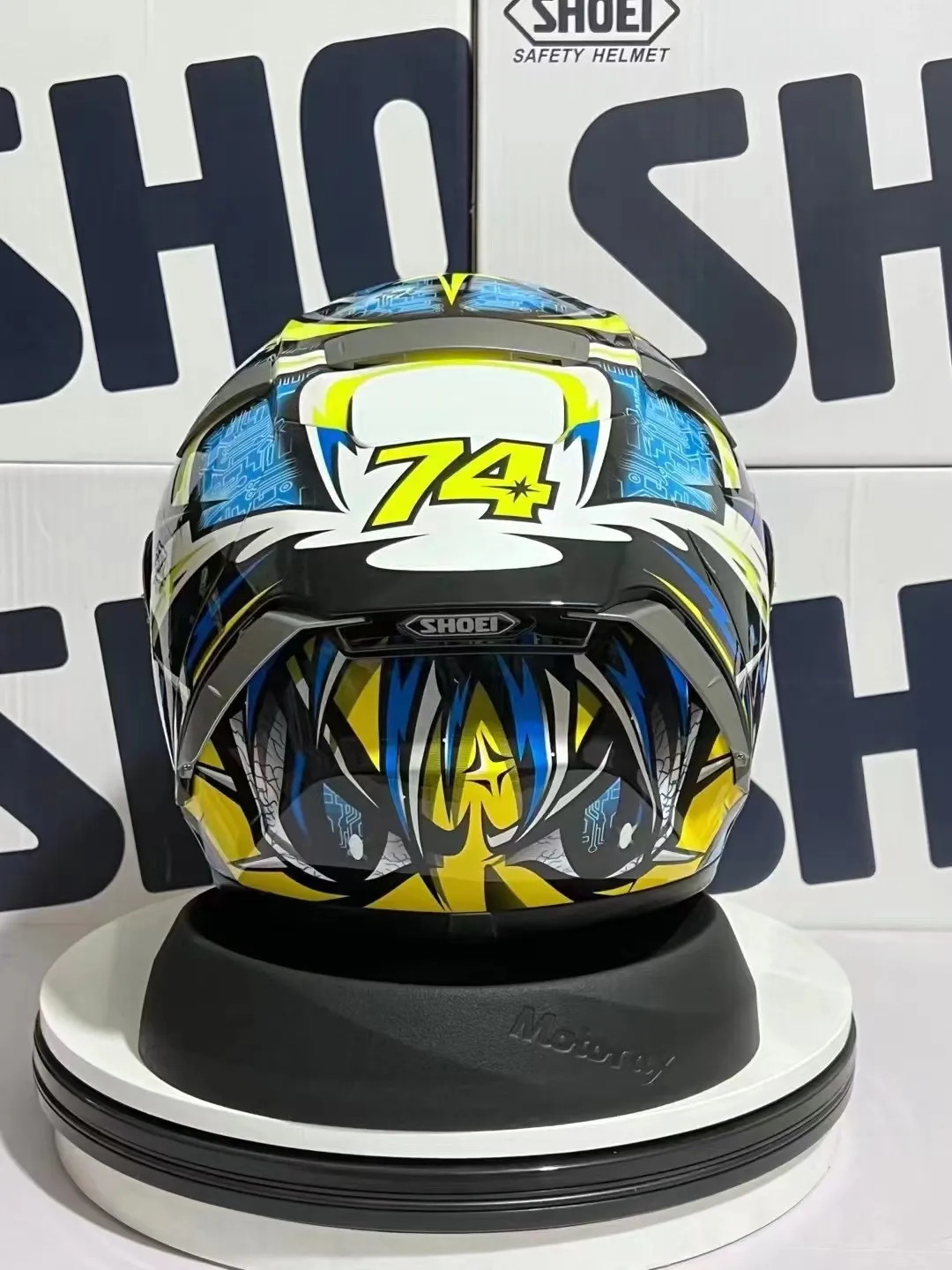 Shoei X Fourteen Full Face Motorcycle Helmet Yellow From
