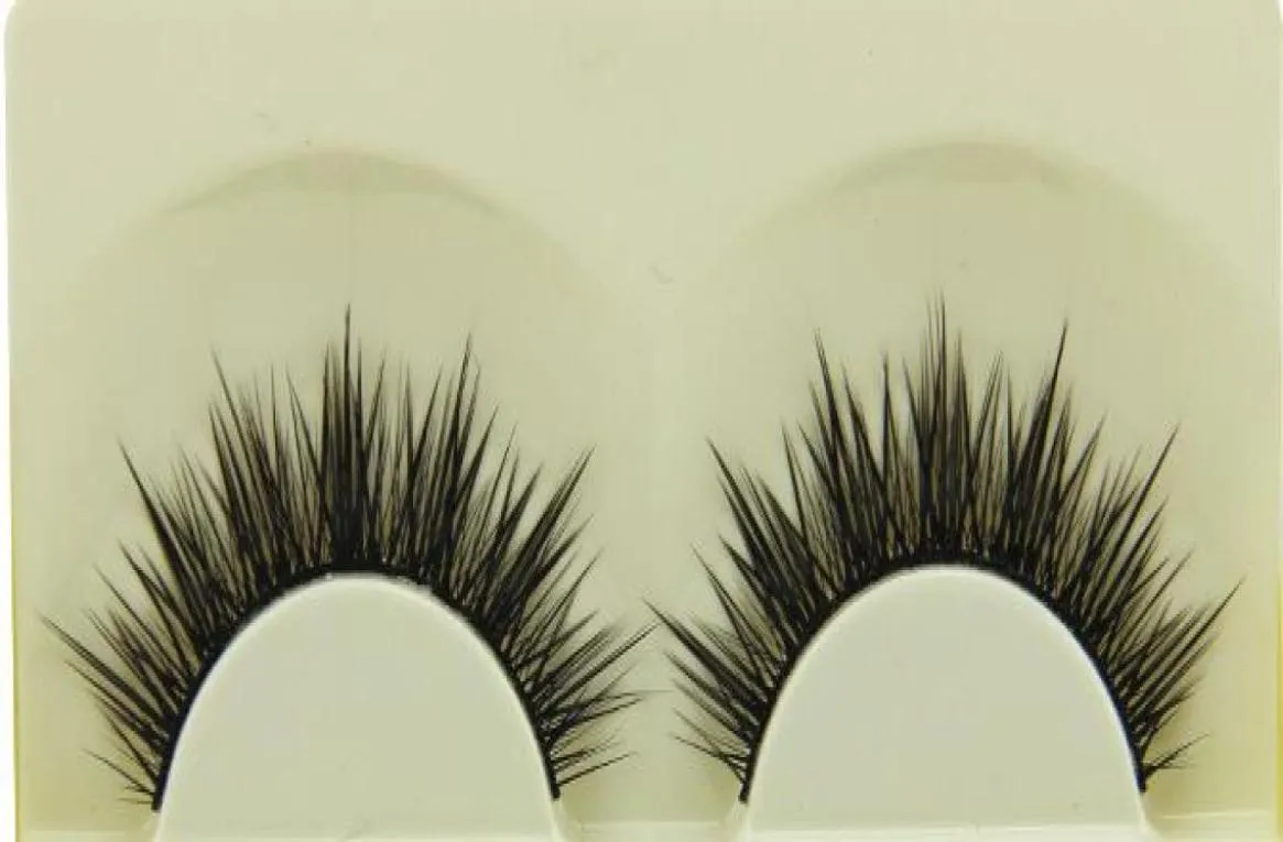 11 style 1 paire de cils de vison en bande 3D faits à la main cils croisés faux cils naturels épais ailés 2164167