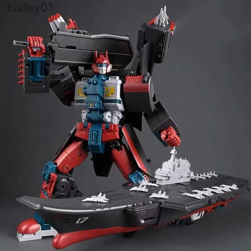Transformation toys Robots NEWThe Original Transformation SHANDONG HAINAN The Aircraft Carrier With 14 Plane High Quality Model Action Figure Toys yq240315