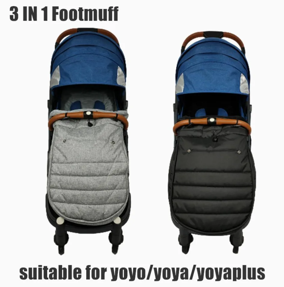 Baby barnvagn varm fotmuff vindtät sömnsack för yoyo yoyaplus bugaboo bee35 baby barnvagn tillbehör vinter sovande väska7961066