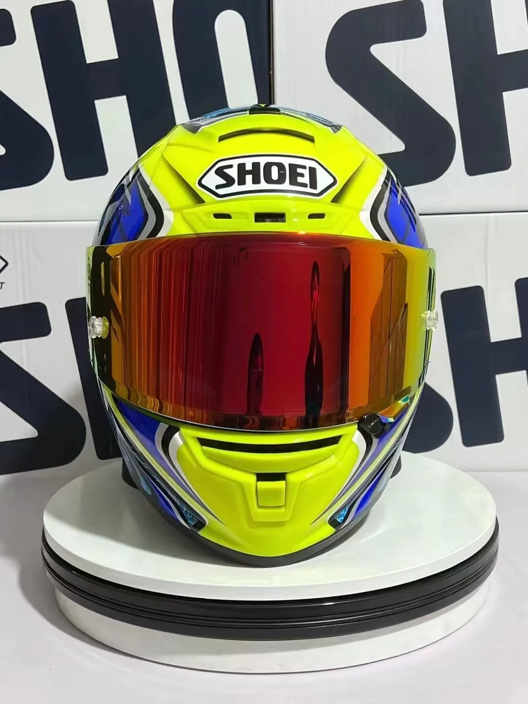 SHOEI フルフェイスヘルメット イエロー x-fourteen x-14 Shoei X Fourteen Tam Yüz Motosiklet Kaskı Sarı Yi TL5,978.55