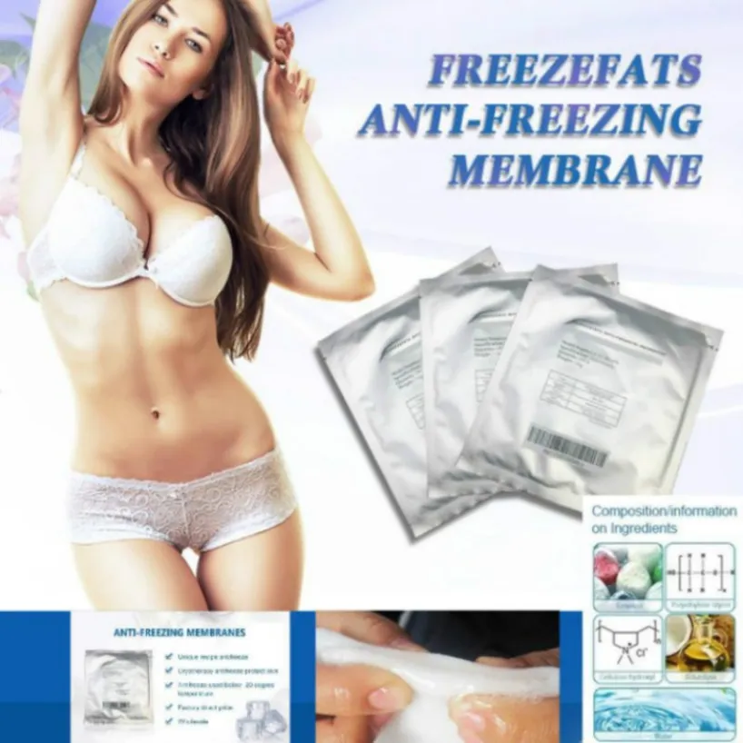 New Arrival Antifreeze Membrane Anti Freezing Membrane Anti Freeze Film For Cryotherapy Cryolipolysis Treatment Anti Freezing Cryo Pad 27x30Cm 34x42Cm