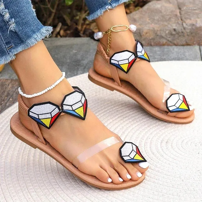 Sandały Flats Buty Buto Butterfly Pvc Clip Toe Beach Kapcieczki Summer 2024 Sukienka Flip Flip Flops Sport Sport Slajdes