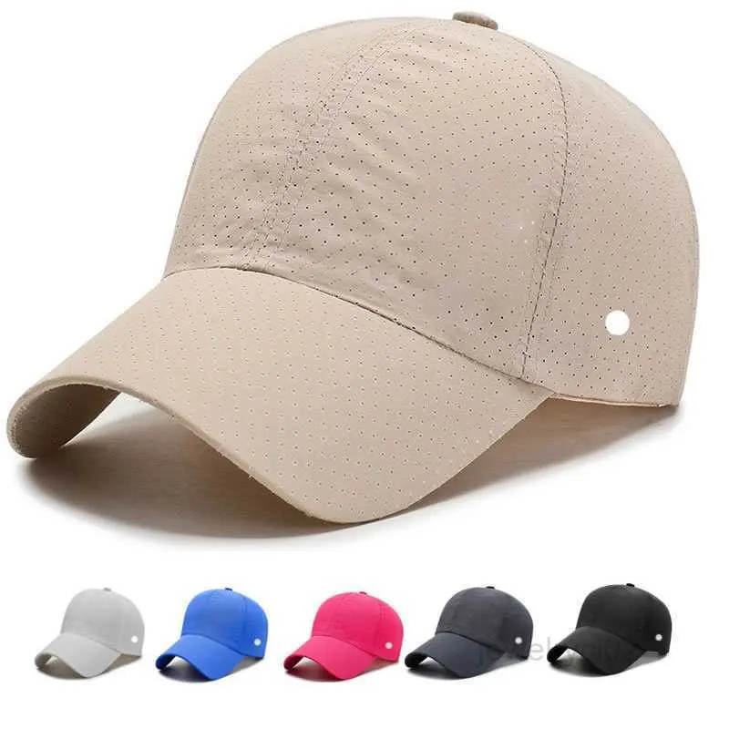 LL or AL Off-Duty Cap Trucker Hats Outdoor Light Baseball Summer Men and Women Peaked Breathable Mesh Sunshade Hat Sports UV Resistant Running Duck Tongue HatCCS2