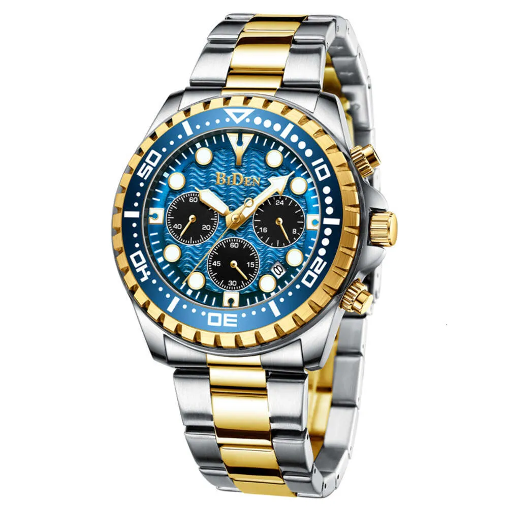 Cheap BIDEN Biden High End Steel Band Multi Functional Waterproof Mechanical Men's Watch 0239-1