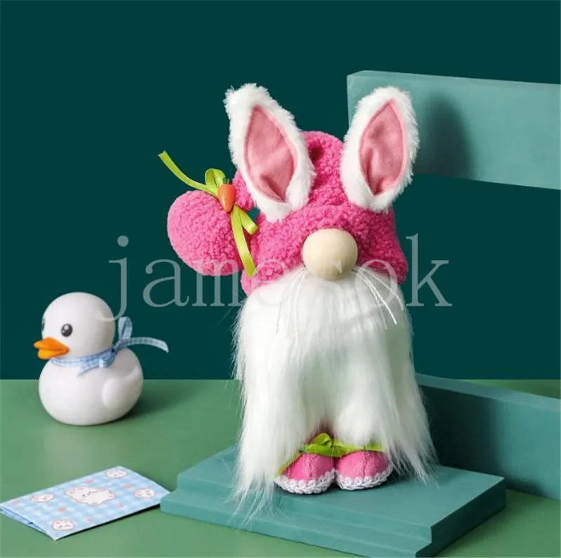 Festive Easter Bunny Spring Holiday Decoration Nordic Swedish Scandinavian Dwarf Home Household Decor DF035