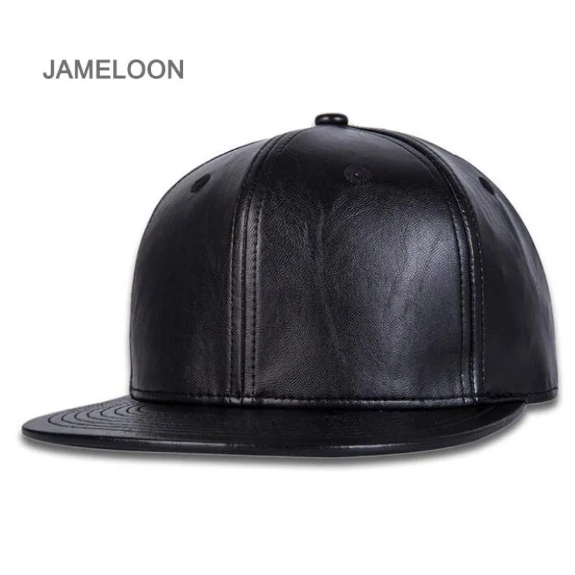 Sun Cap Pu Leather Material Snapback Closer Flat Brim Outdoor Justerbar Unisex Size Tennis Hip-Hop Popular Basketball Baseball SP284Q