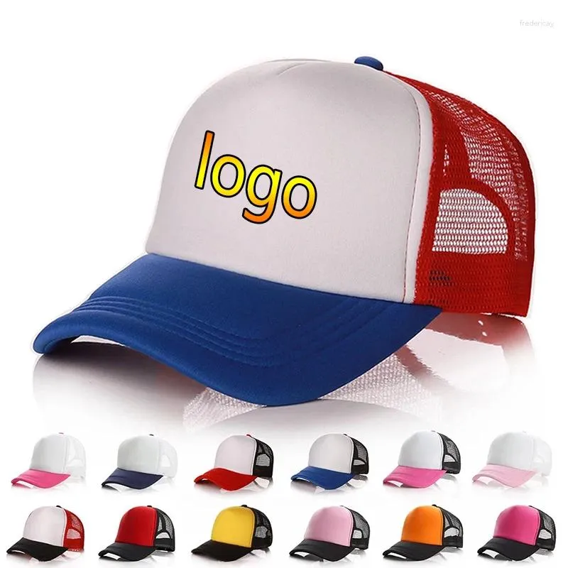 Ball Caps Custom Logo Verstelbare Tennis Hoeden Hip Hopr Mannen Baseball Hoed Vrouwen Ademend Zonnescherm Snapback Outdoor Truck Driver Cap