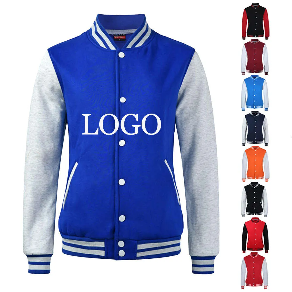 Custom Print Varsity Plain Blank College Baseball Jacket For Men Unisex 24