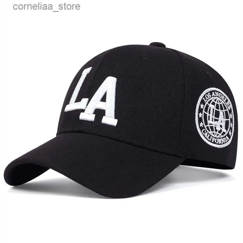 Boll Caps Cap Los Angeles La Golfhat Black Desert Flowers Adult Hip Hop Caps Outdoor Sun Hats Justerbar baseball Capy240315