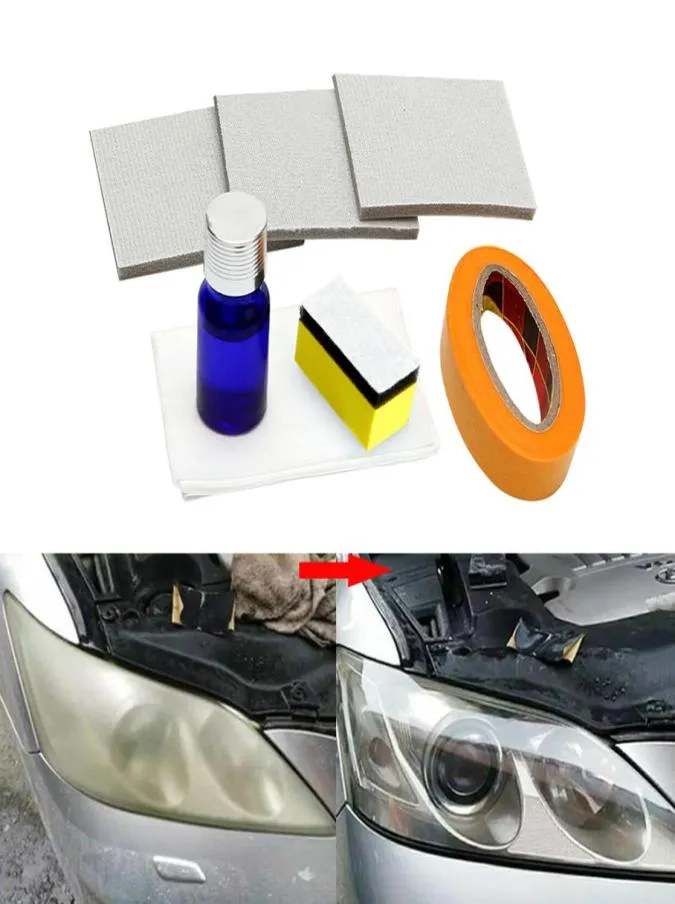 Car Headlamp Polishing Antiscratch DIY For Car Head Lamp Lense Increase Visibility Headlight Restorstion Kit Restores Clarity6168585