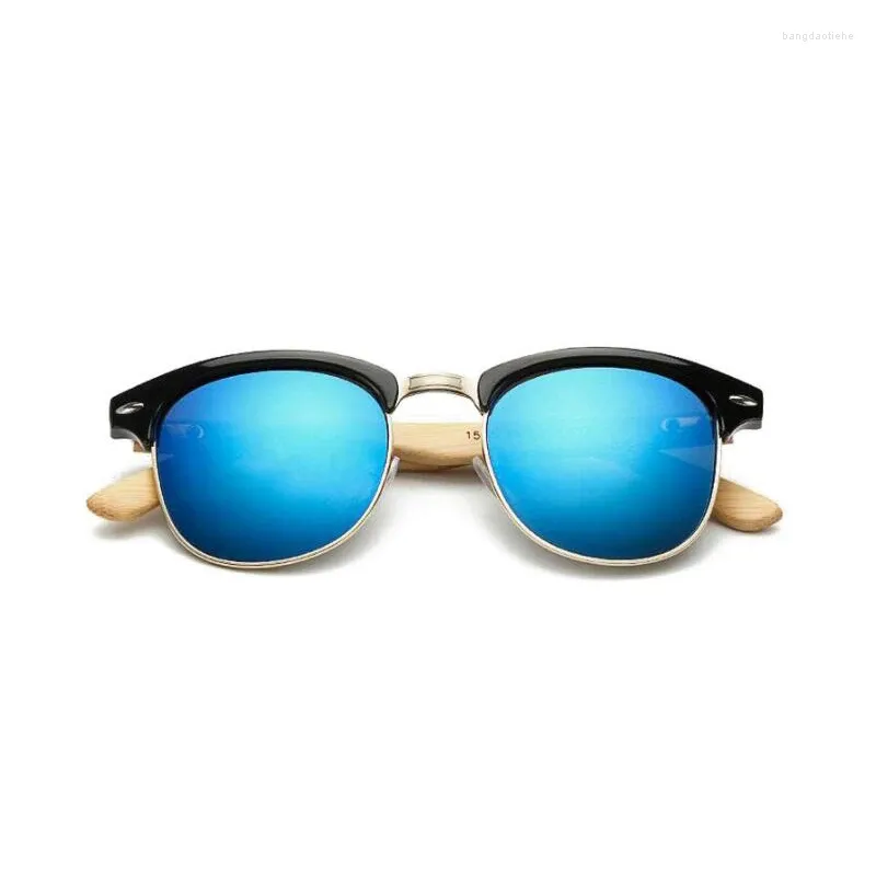 Sonnenbrille Dokly Marke Bambus Beine Frauen Holz Masculino Holz Gafas