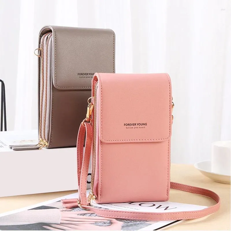 Shoulder Bags Women Outdoor Pocket Wallet Crossbody Bag Mini Multifunction Touch Phone Mobile Screen Daily Pockets