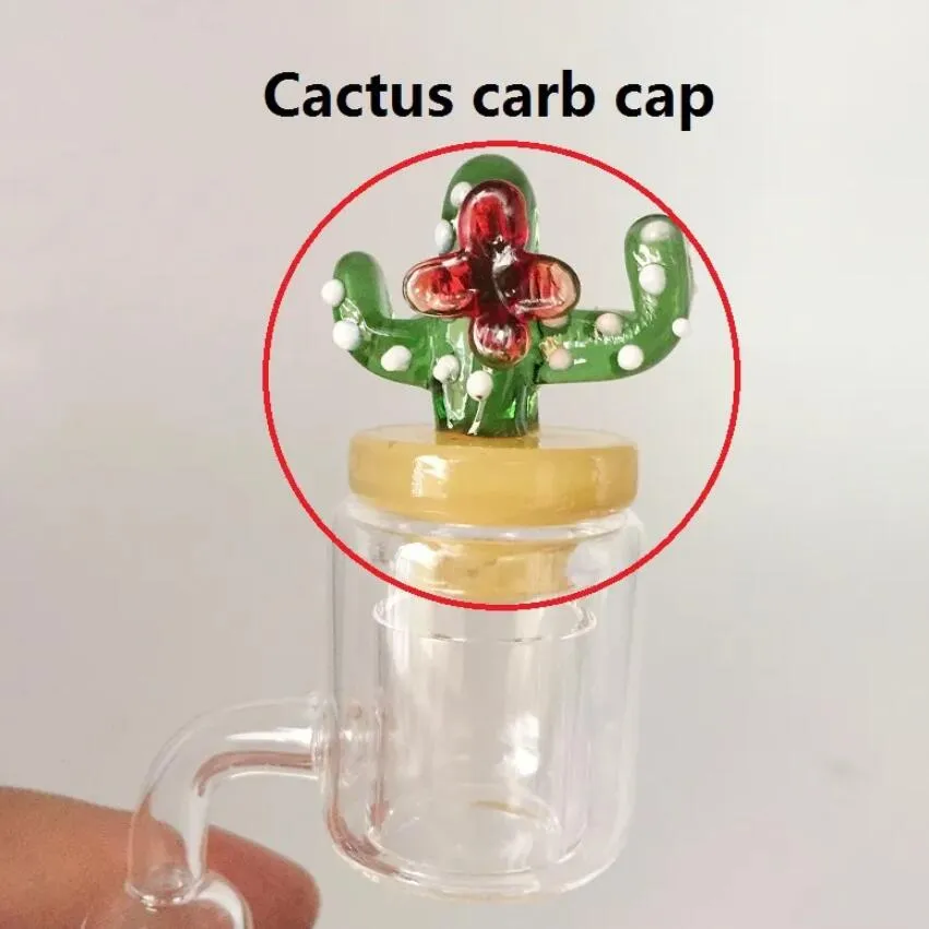 Kaktus kolhydrater dabber verktyg dab rigg glas vatten bong kvarts banger nagelverktyg kepsar od 25mm
