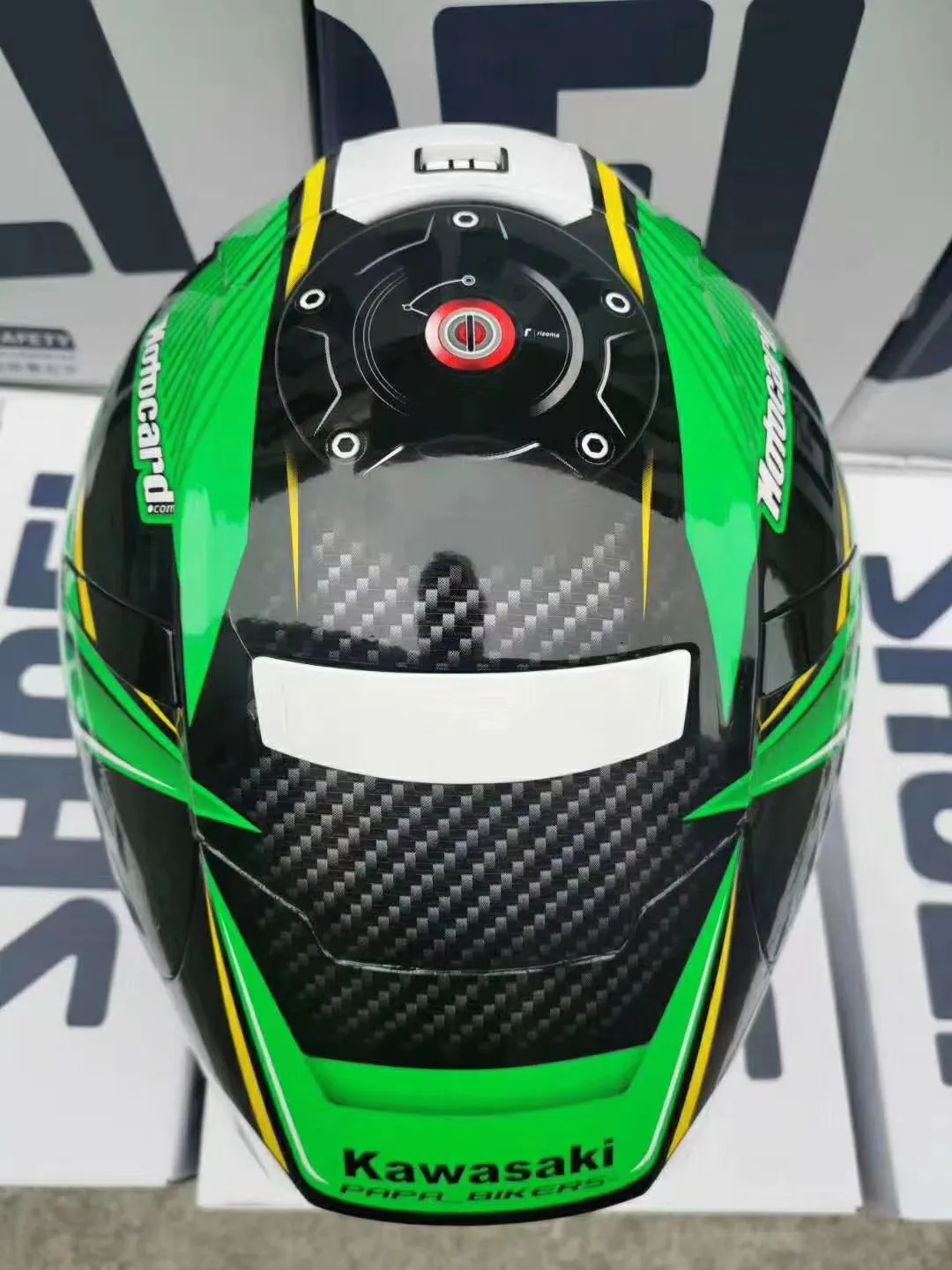 Shoei X Fourteen Full Face Motorcycle Helmet Green From