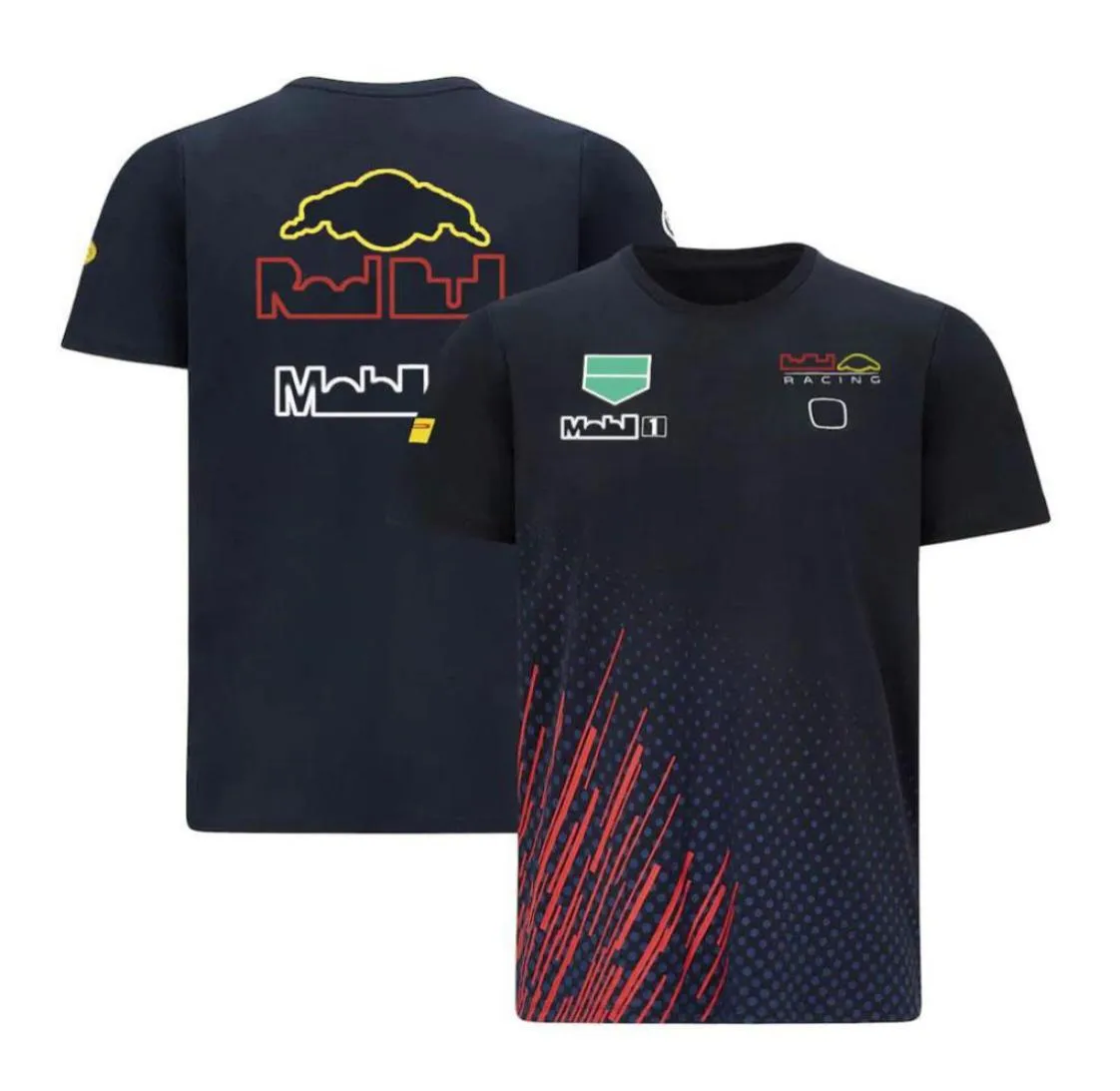 F1 Tshirt 2021 Saison Équipe Uniforme À Manches Courtes Polyester Quickdrying Tops Personnalisable Costume De Course De Moto T-shirts Downhil7802281