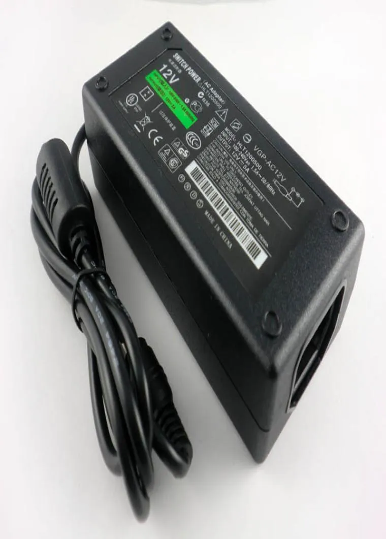 LED Strip Light Power Supply 12V DC 5A 60W مع الولايات المتحدة الأمريكية UK AU AC Power Cable Plug2936530