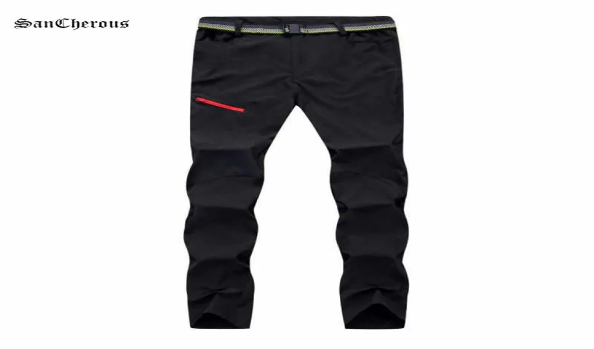 2018 Pantaloni Quick Dry da uomo Pesca Camping Trekking Pantaloni da sci Impermeabili antivento Uomo Primavera Autunno Pant C18111501214O8854569