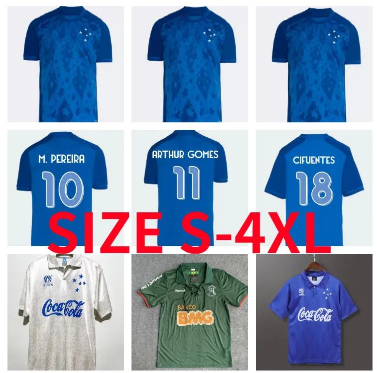 2024 2025 Cruzeiro centenary home away soccer jerseys 24 25 camiseta de fUtbol LEo SassA REgis DedE CacA William Pottker football shirt thaila 1993 1994 Retro