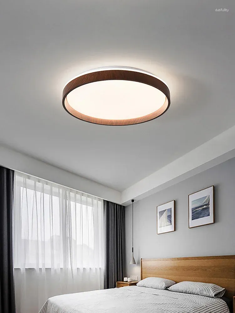 Plafonniers LED Lampe Chambre 2024 Simple Atmosphère Moderne Étude Ronde Balcon Chambre