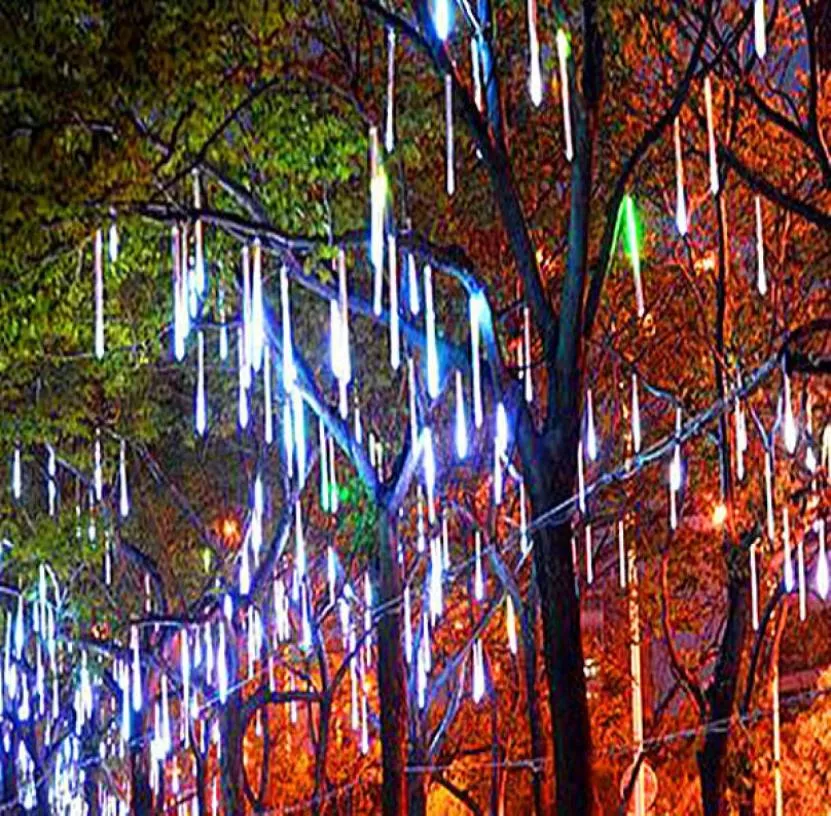 36 LED Işıklar 60cm Meteor Yağmur Tüpü Işıkları Floresankrist Musent Masament Işık Peri Düğün Flaş lambaları Enerji Tasarrufu Ourdoor Gar9178183