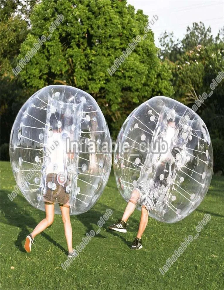 Fabriksdirektblåsbar kropp Zorb Playhouse 15m Human Size Bumper Suits PVC Football uppblåsbara Loopy Balls6088790