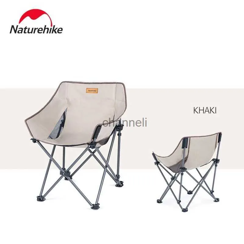 Meubles de camp Naturehike – chaise pliante ultralégère de voyage en plein air, tissu Oxford 600D résistant à l'usure, chaise de plage Portable, chaise de lune de pêche de camp YQ240315