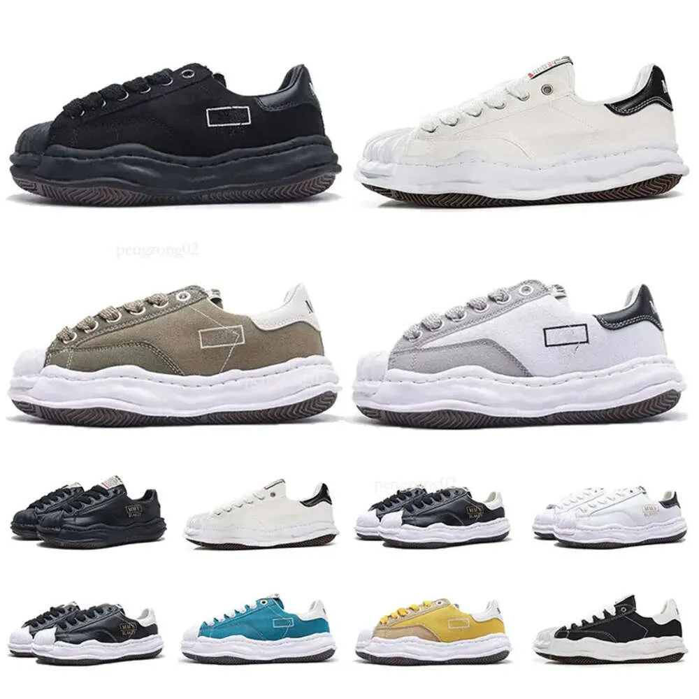 Maison Mihara Yasuhiro MMY Scarpe firmate Uomo Donna Shell Head Set Scarpe Scarpe con plateau di marca Blakey Sneakers di lusso Scarpe da ginnastica 46