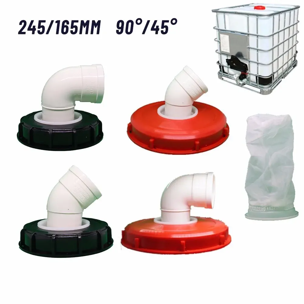 Kits Tote Tankdeksel IBC Watertank Filterdeksel IBC Regenwatertank Nylon Filter Tuinwaterirrigatie Tote Tank Ademdeksel Fitting