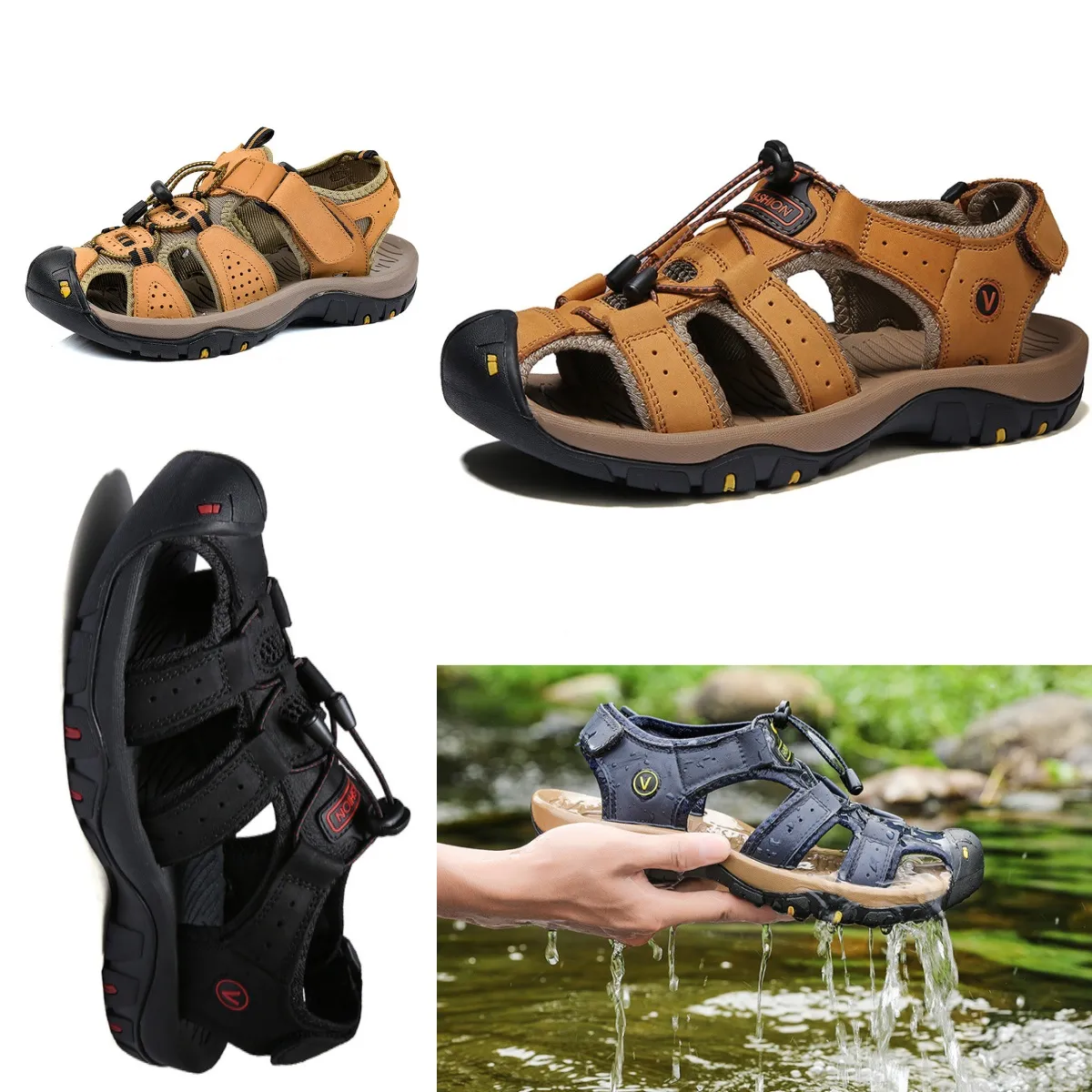 2024 Designer di alta qualità Sandal Sandal Slides Black Platform Slipper Summer Flat Comfort Beach Pool Gai Taglia 38-48