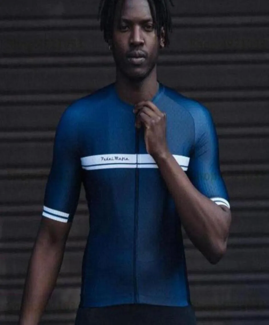 سباق السترات دواسة المافيا فريق Pro Aero Cycling Jersey for Men Bisiklet Forma 2022 Summer Road Bike Sport Wear Camisa ciclismo CO7641796