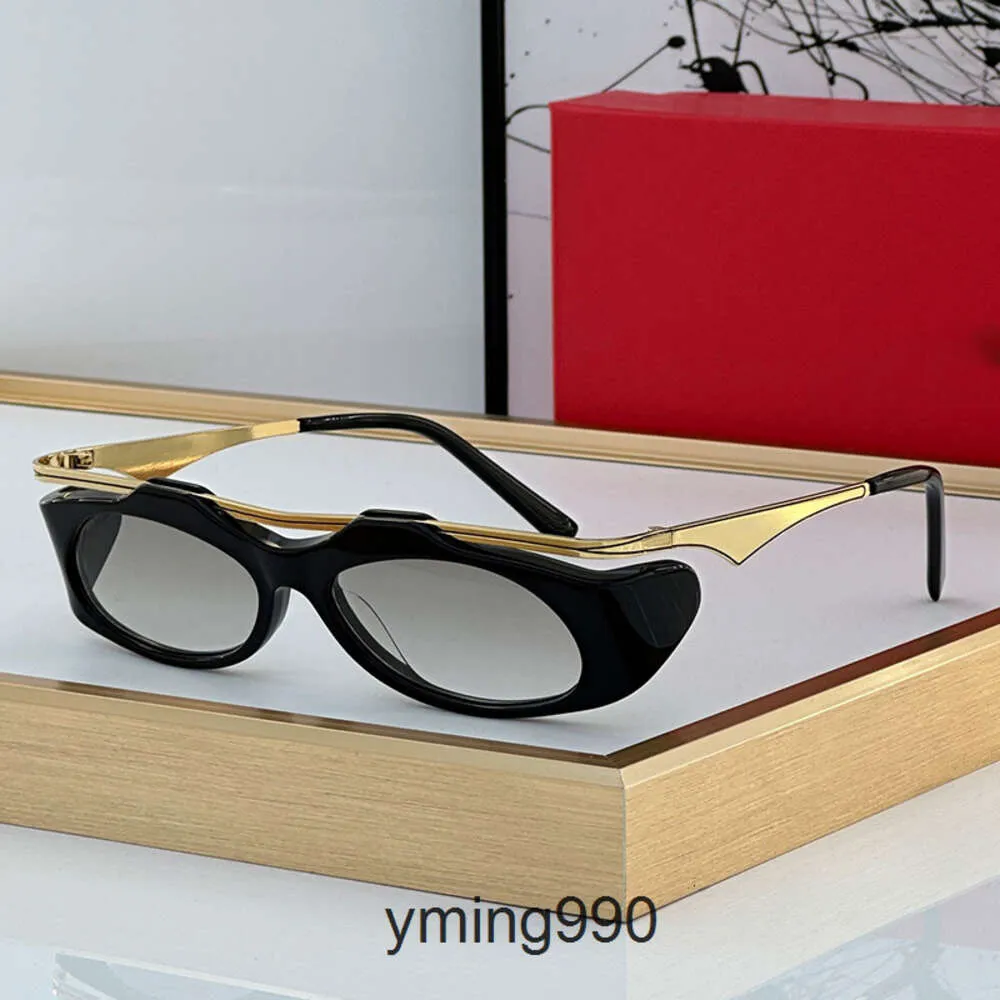 Kvinnor Nya bra solglasögon för Saint SL Solglasögon smala ovala glas Laurents Europeiska och amerikansk stil YSL -kvalitet solglasögon Högkvalitet designer butik yyh9